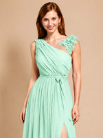 Chiffon Prom Dress with Appliques