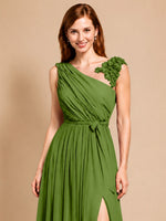 Chiffon Prom Dress with Appliques