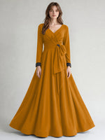 Stretch Satin Mother of the Bride Dress with Crystal
