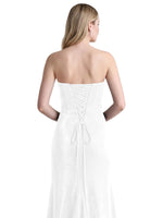Velvet Prom Dress with Beaded Applique 