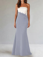 Trumpet Mother of the Bride Dress with Appliques