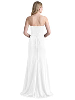 Velvet Prom Dress with Beaded Applique 