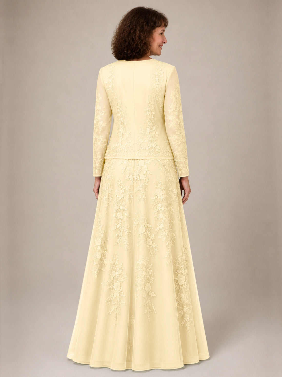 A-line Mother of the Bride Dress with Lace 