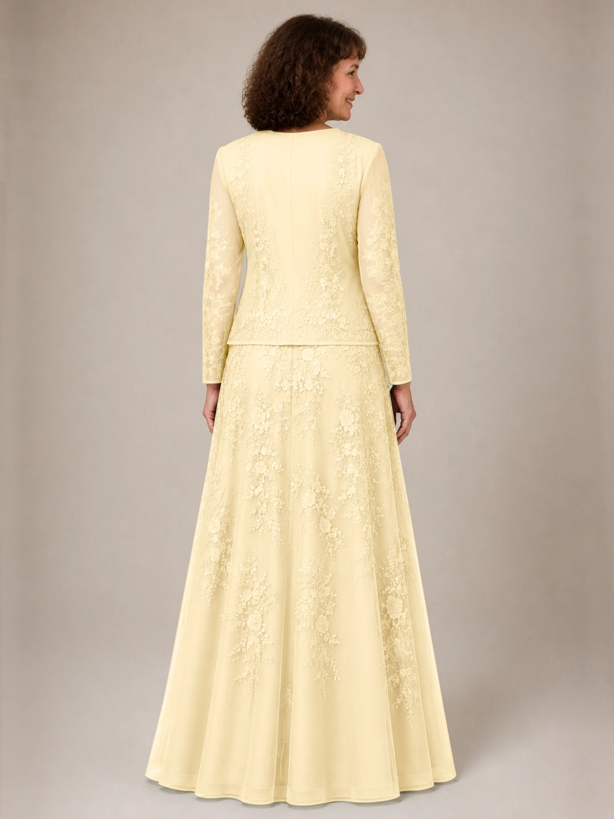 A-line Mother of the Bride Dress with Lace 