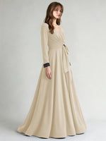 Stretch Satin Mother of the Bride Dress with Crystal