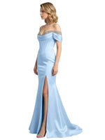 Corset Beaded Trumpet Prom Dress 
