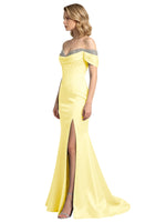 Corset Beaded Trumpet Prom Dress 