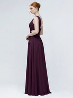 One-Shoulder Side Cut-Out Bridesmaid Dress 