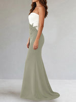 Trumpet Mother of the Bride Dress with Appliques