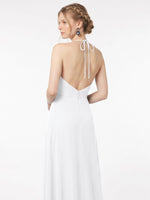 Chiffon Bridesmaid Dress with Halter 