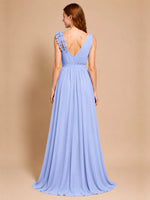 Chiffon Prom Dress with Appliques