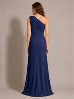 One-Shoulder Prom Dress with Slit