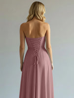 Sweetheart Bridesmaid Dress with Slit 
