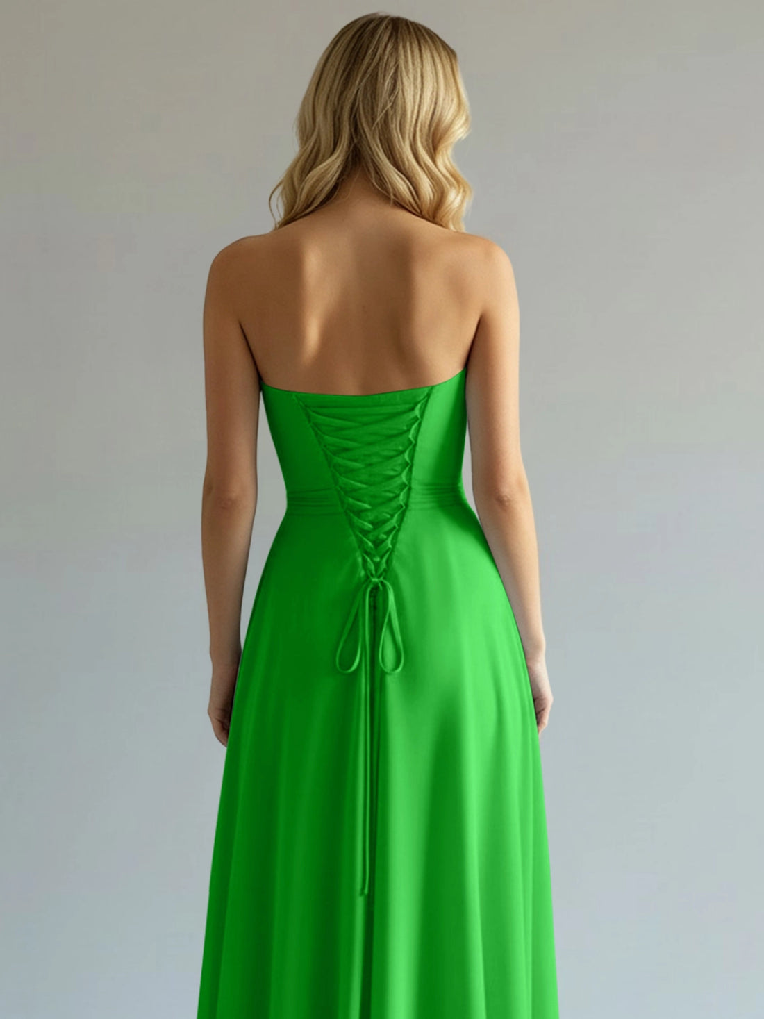Sweetheart Bridesmaid Dress with Slit 