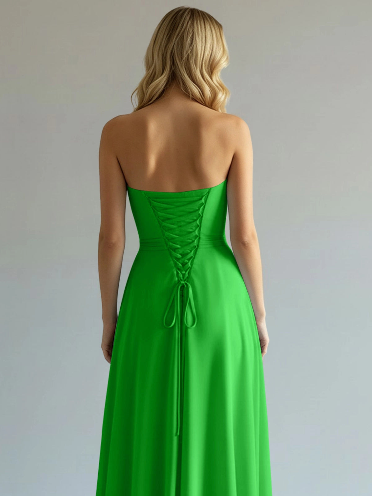 Sweetheart Bridesmaid Dress with Slit 