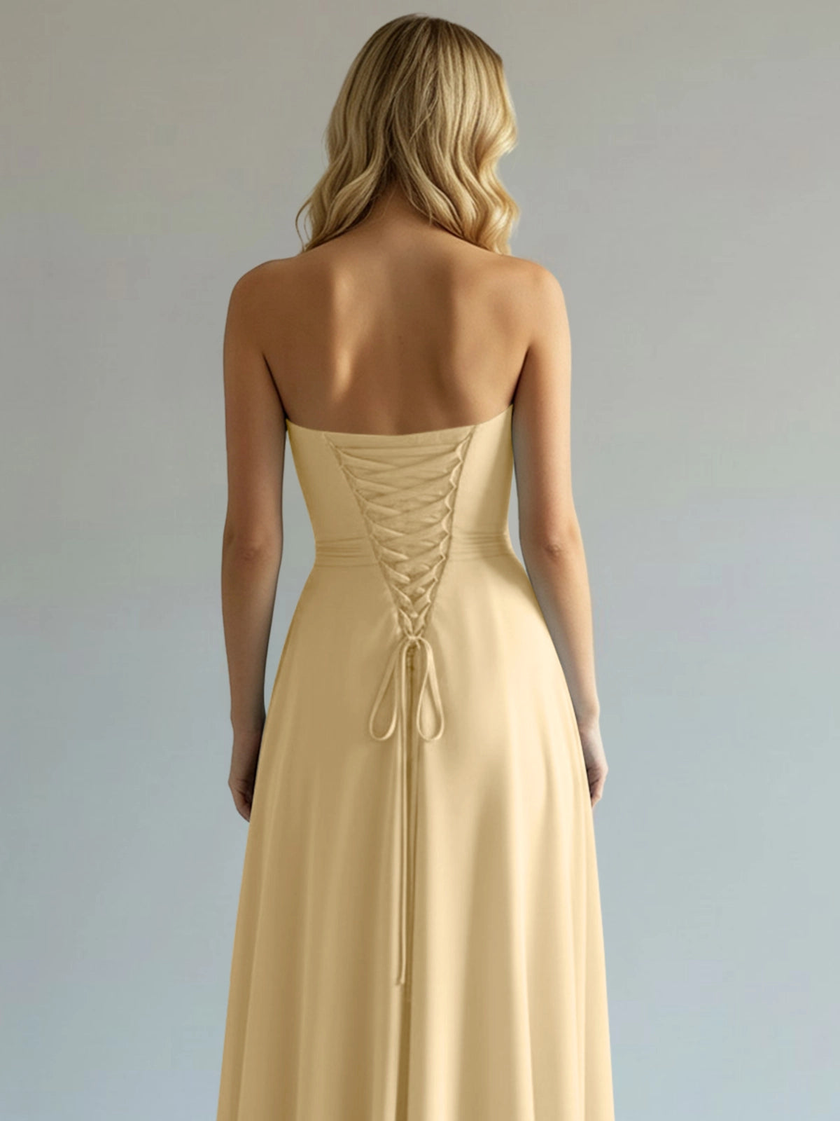 Sweetheart Bridesmaid Dress with Slit 