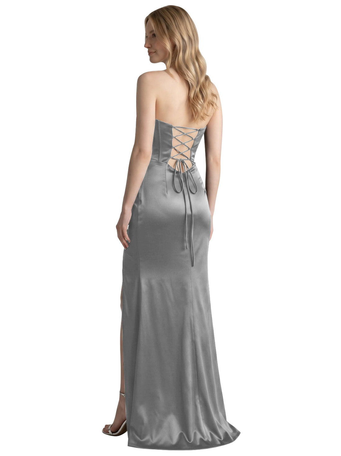 High Slit Sweetheart Prom Dress 