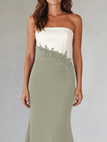 Trumpet Mother of the Bride Dress with Appliques