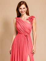 Chiffon Prom Dress with Appliques