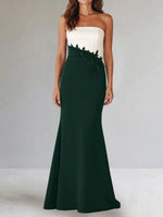 Trumpet Mother of the Bride Dress with Appliques