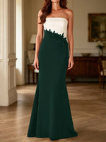 Trumpet Mother of the Bride Dress with Appliques