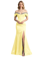 Corset Beaded Trumpet Prom Dress 