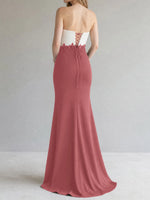 Trumpet Mother of the Bride Dress with Appliques