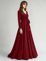Stretch Satin Mother of the Bride Dress with Crystal
