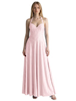 Halter Beaded Prom Dress 