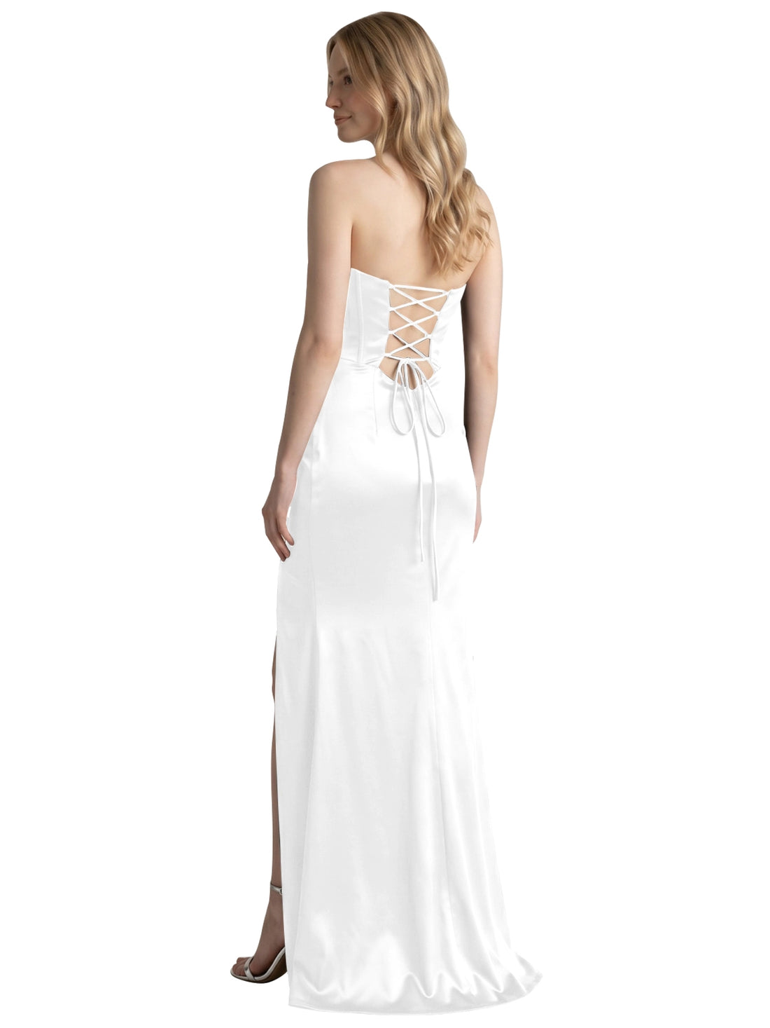 High Slit Sweetheart Prom Dress 