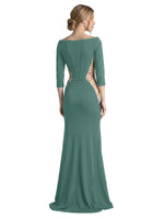 Side Cutout Slit Prom Dress 