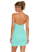Sparkling Sheath Beading Mini Dress 