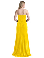 Velvet Prom Dress with Beaded Applique 