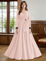 Stretch Satin Mother of the Bride Dress with Crystal