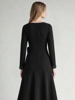 Stretch Satin Mother of the Bride Dress with Crystal