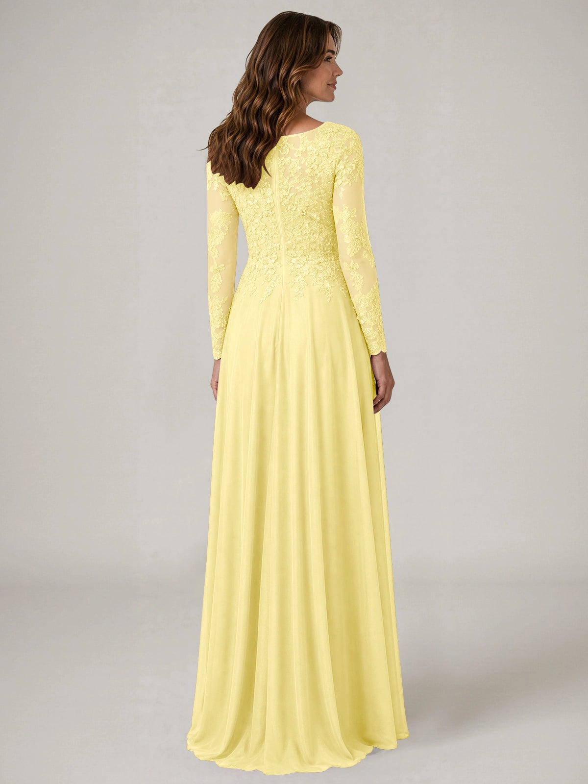 A-line Mother of the Bride Dress with Appliques