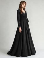 Stretch Satin Mother of the Bride Dress with Crystal