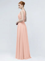 One-Shoulder Side Cut-Out Bridesmaid Dress 