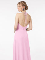 Chiffon Bridesmaid Dress with Halter 