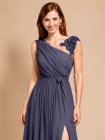 Chiffon Prom Dress with Appliques