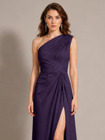 One-Shoulder Prom Dress with Slit
