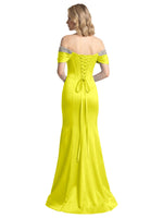 Corset Beaded Trumpet Prom Dress 