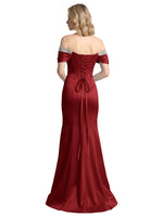 Corset Beaded Trumpet Prom Dress 