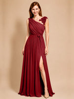 Chiffon Prom Dress with Appliques