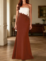 Trumpet Mother of the Bride Dress with Appliques