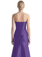 Strapless Ruched Bodice Prom Dress 
