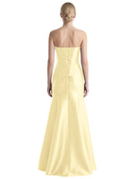 Strapless Ruched Bodice Prom Dress 
