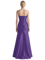 Strapless Ruched Bodice Prom Dress 
