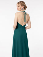Chiffon Bridesmaid Dress with Halter 