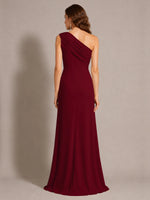 One-Shoulder Prom Dress with Slit